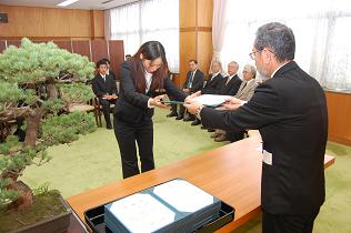 2009年 9月卒業・修了式の様子