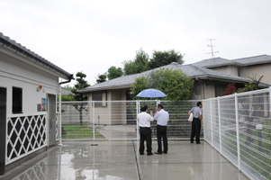 市川さんの生家跡を訪ねる