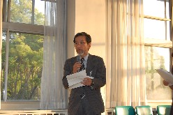 松田学長あいさつ