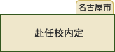 赴任校内定（名古屋市）