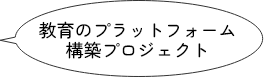 教育の<br>プラットフォーム<br>構築プロジェクト