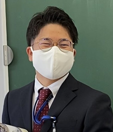 教科指導重点コース 言語・社会科学系(社会) 令和3年度入学 加藤 望さん