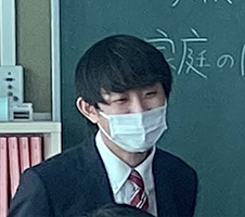 教科指導重点コース 造形・創造科学系(家庭)令和5年度入学 庄司 直矢さん