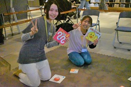 参加学生の笑顔