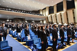 入学式の様子