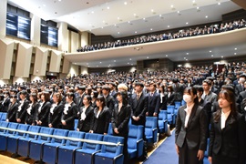 入学式の様子