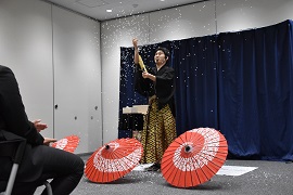 クライマックスの「桜吹雪」