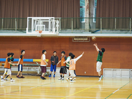 バスケットボール会場(第一体育館)　