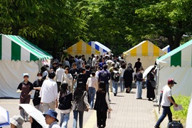 室外出店の様子