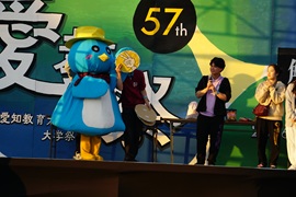 大学祭実行委員会マスコットのとりっぺ