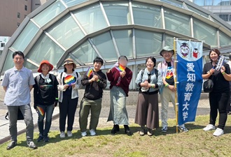 これからパレードに参加します！