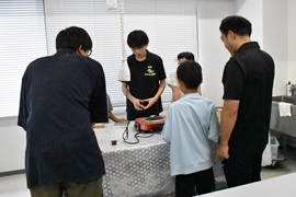 作業の様子