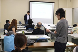 グループワークのまとめ発表の様子
