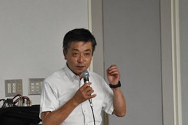 前西尾市立西尾中学校長　平井克明先生