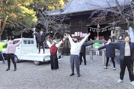 運動前にしっかりとラジオ体操