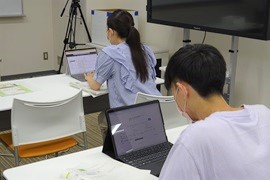 検索実習の様子