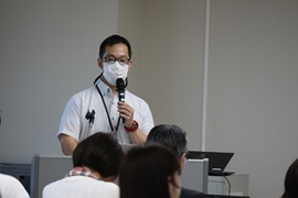 体制構築の重要性を語る岡本陽准教授