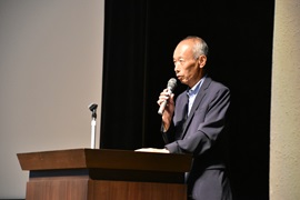 野田敦敬学長あいさつ
