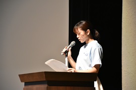 生協学生委員会学生による司会