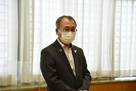 中川教育長のあいさつ