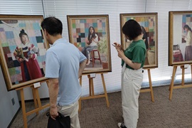 展示の様子①