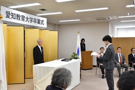 卒業生・修了生代表の言葉