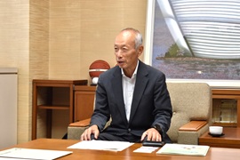 野田敦敬学長