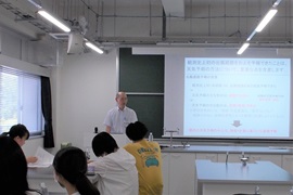 田口正和教授による講義の様子