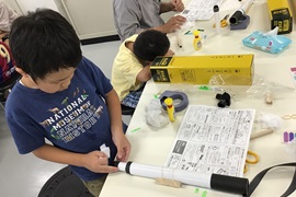 （14)もうすぐで完成だ。