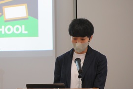 事例紹介をする髙嶋香苗助教