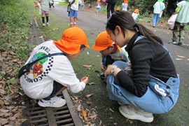 ねえ、このはっぱってさあ...。<br>

うんうん...。   
