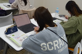 蔵書検索の様子