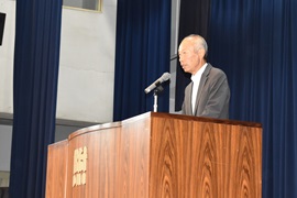 応募趣旨について説明