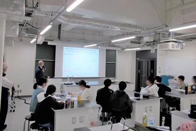 田口正和教授による講義の様子