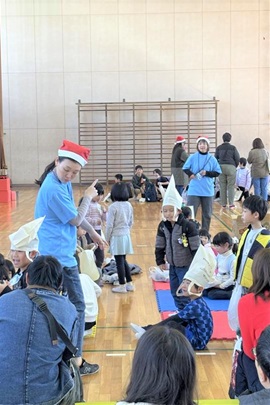 最後にプレゼントをもらって解散