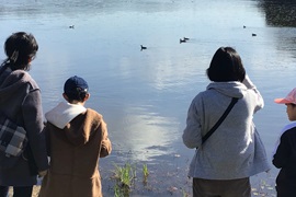 かっこいい鳥みーっけ！！<br>（愛教大・洲原池で、野鳥を探そう！）
