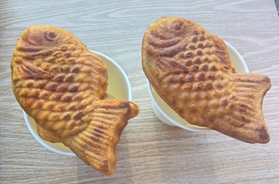 室外出店で販売したたい焼き