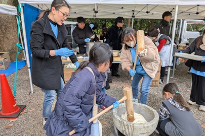 お餅つきの伝統文化を継承