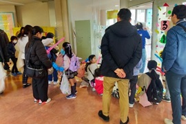 お持ち帰りの様子