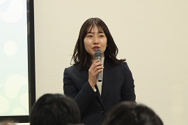 OGとして感じていることを話す田中なずなさん