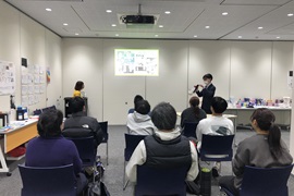 ミニ講義「学ぶ意味ってなんだろう?イースター島から考えてみる」この日の講師には卒業生も参戦！マンガ教材を通して生物多様性を考えました！
