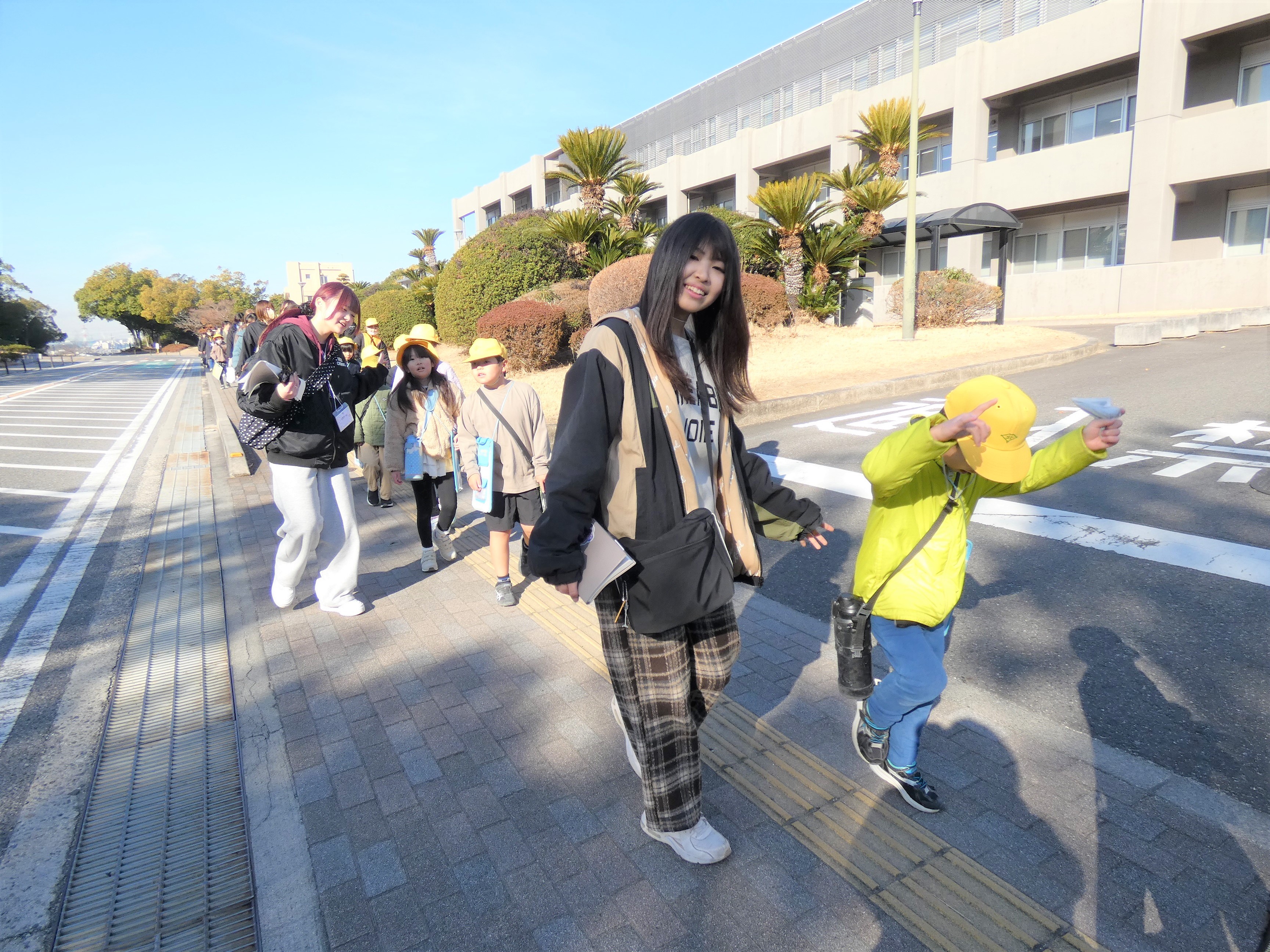 やっと大学に着いたー！