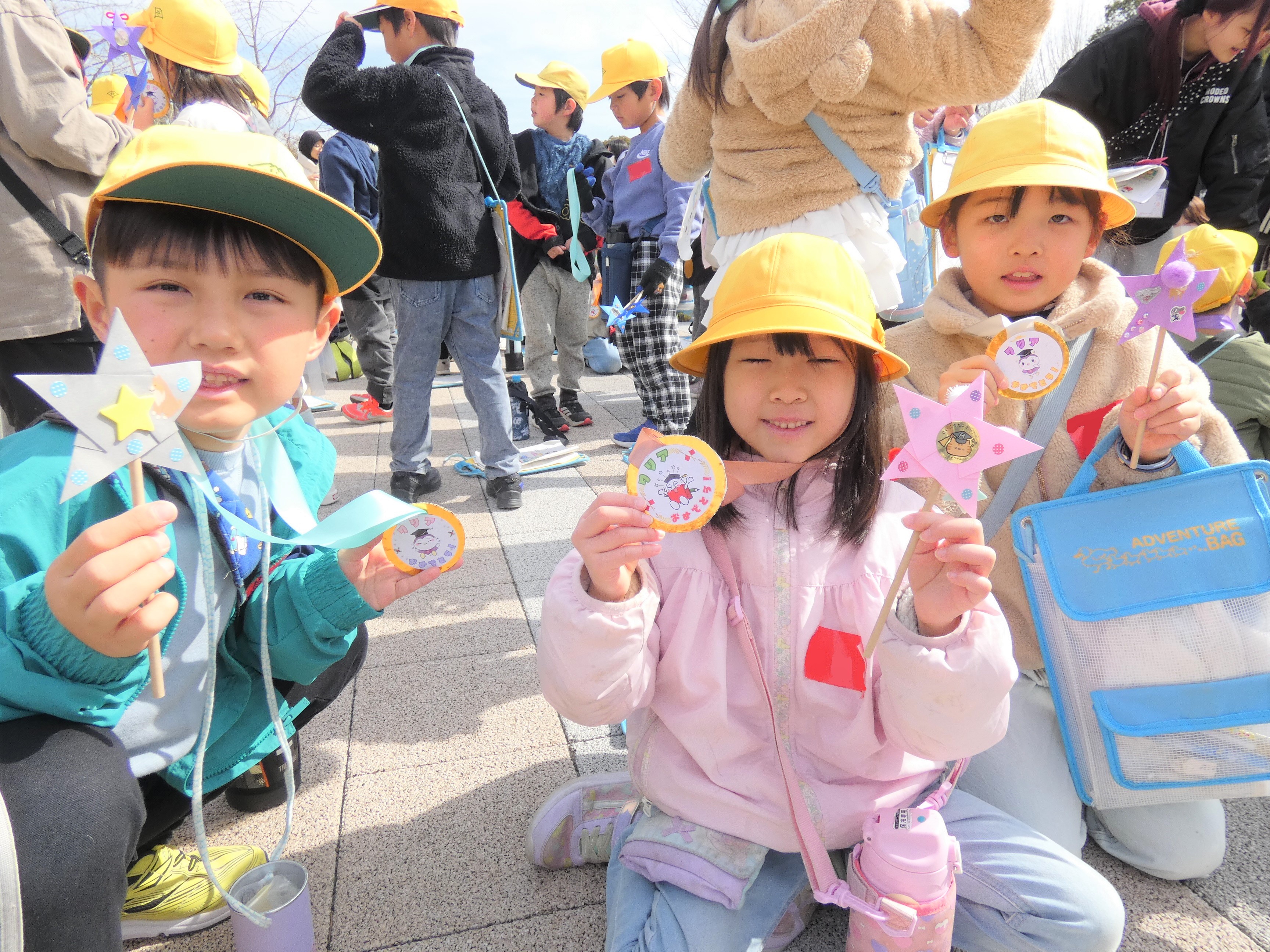 メダルをもらえてうれしいな♪