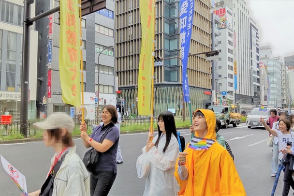 多くの大学や地域の賛同者と<br>共に歩きました！