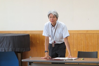 神門 大知校長先生による講話