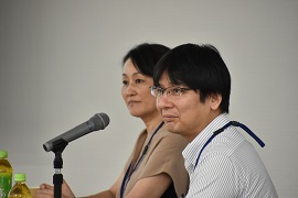 村瀬寿子氏（左）と川村顕治氏（右）
