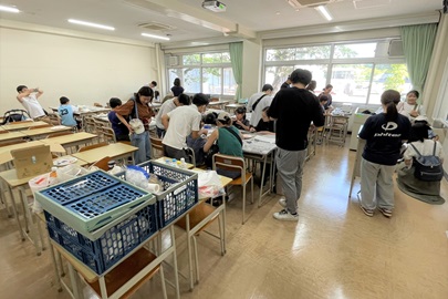 製作の工程ごとに分けられた2つのコーナー