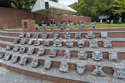 シン鬼みちまつりでの展示の様子