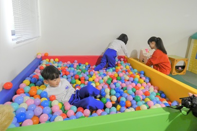 ボールの海でまったり♪