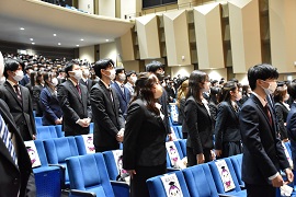 入学式の様子